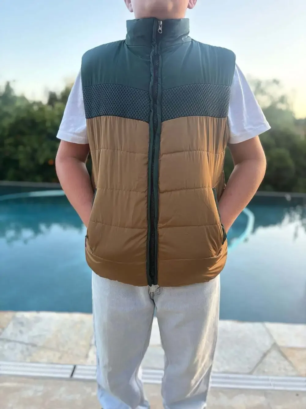 Polo by Ralph Lauren Boys Puffer Vest Size YXL- Fits like Men's Small